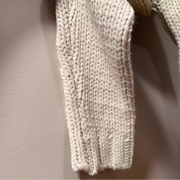 NWT Miracle Sweater M/L Cowl Neck Knit Cable Sweater - Picture 8 of 16